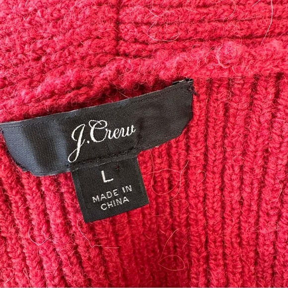 J. Crew double breasted wool alpaca blend supersoft yarn cardigan coat Large - Picture 8 of 9